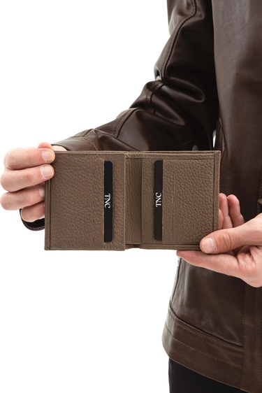  Tamer Tanca Erkek Hakiki Deri Vizon Cüzdan Cuzdan