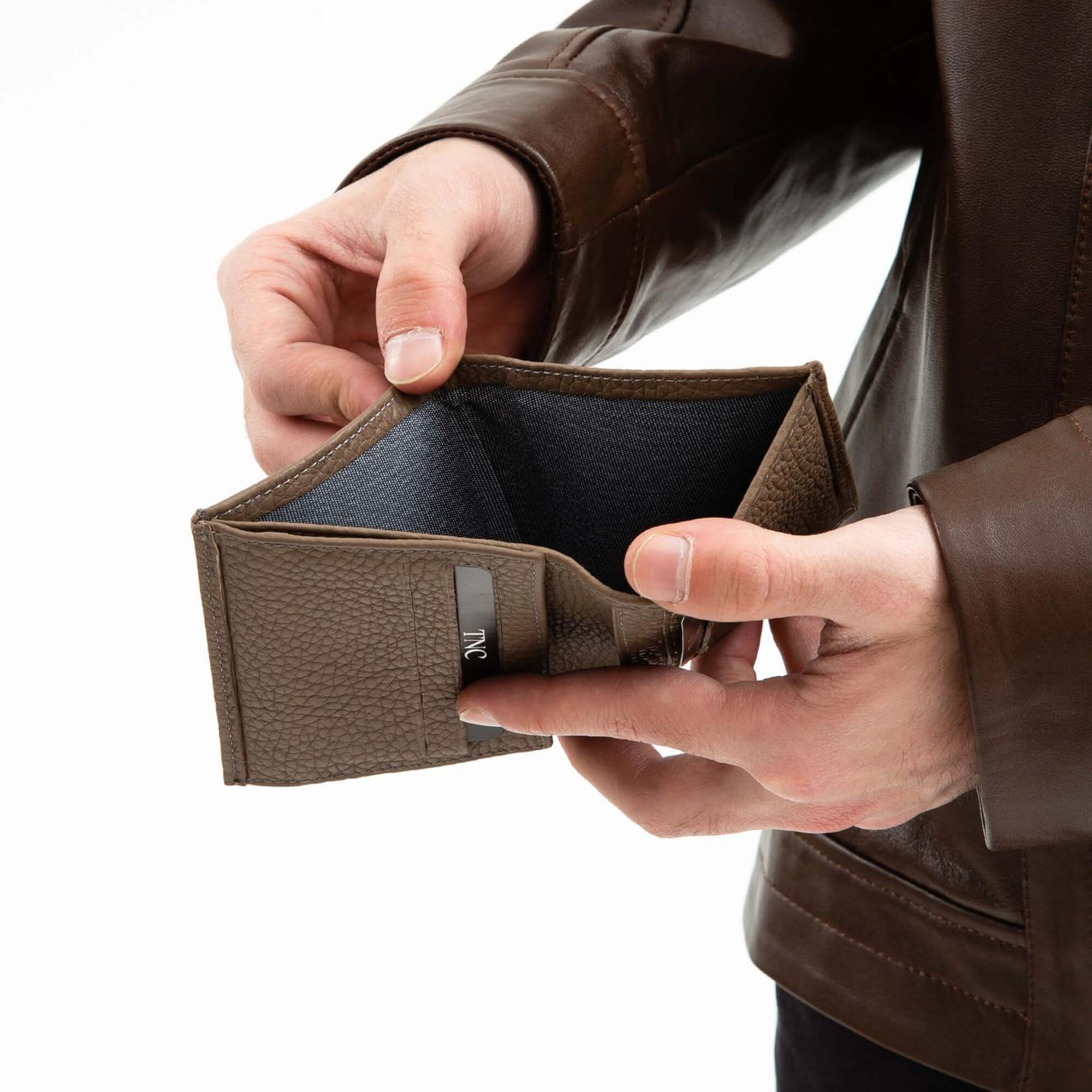 Tamer Tanca Erkek Hakiki Deri Vizon Cüzdan Cuzdan