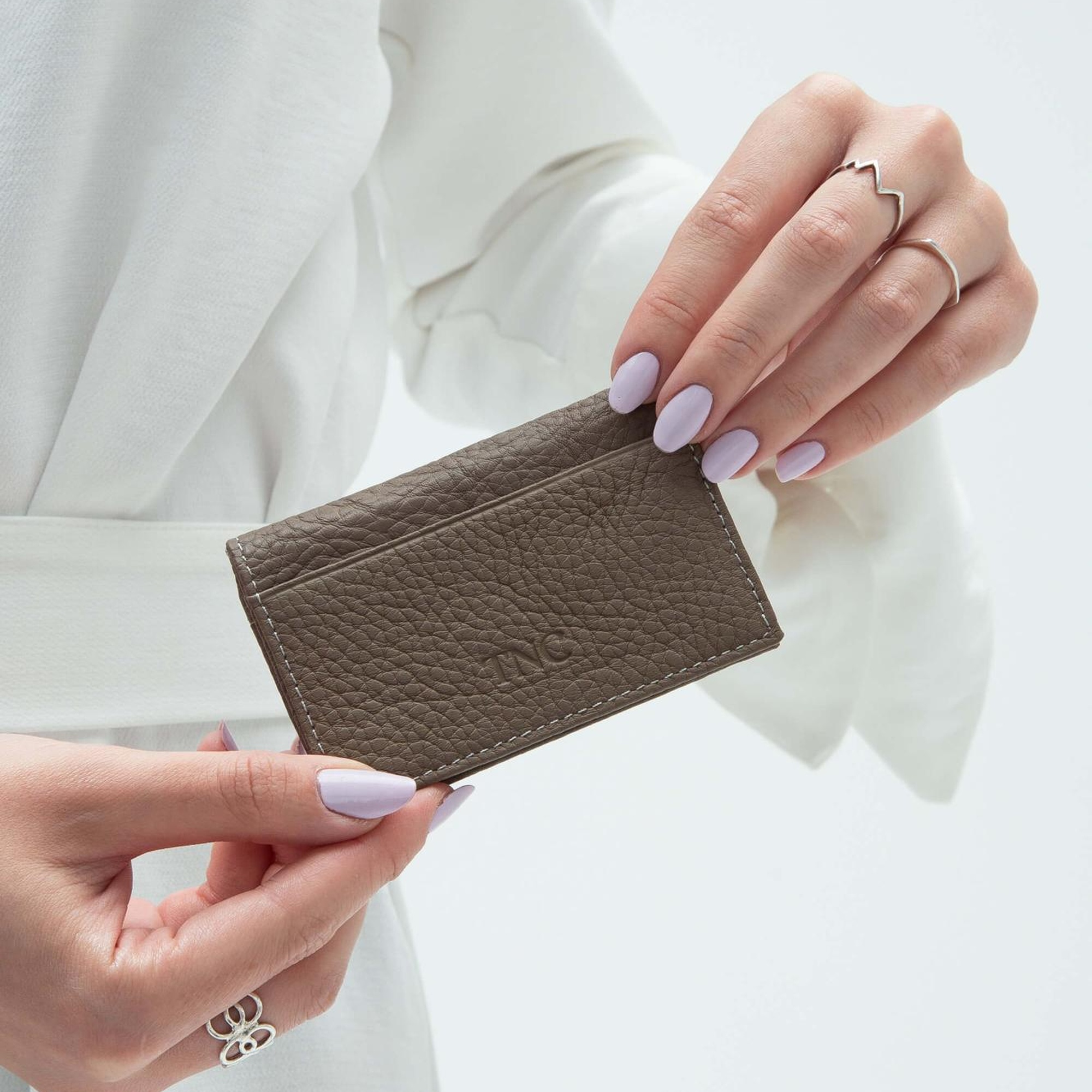 Tamer Tanca Erkek Hakiki Deri Vizon Kartlık