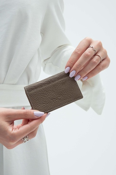  Tamer Tanca Erkek Hakiki Deri Vizon Kartlık