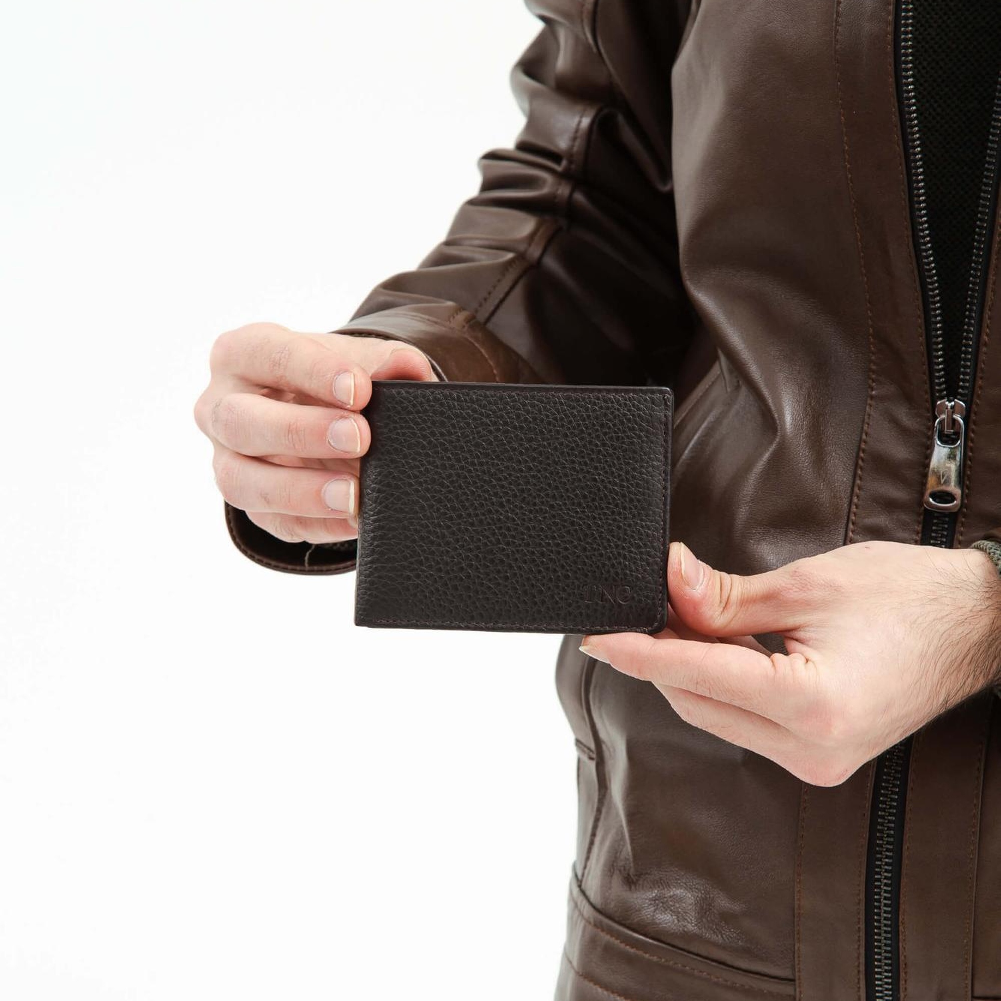 Tamer Tanca Erkek Hakiki Deri Kahverengi Cüzdan Cuzdan