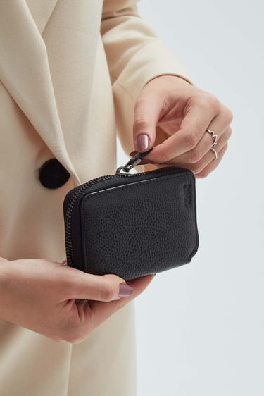  Tamer Tanca Erkek Hakiki Deri Siyah Floter Cüzdan Cuzdan