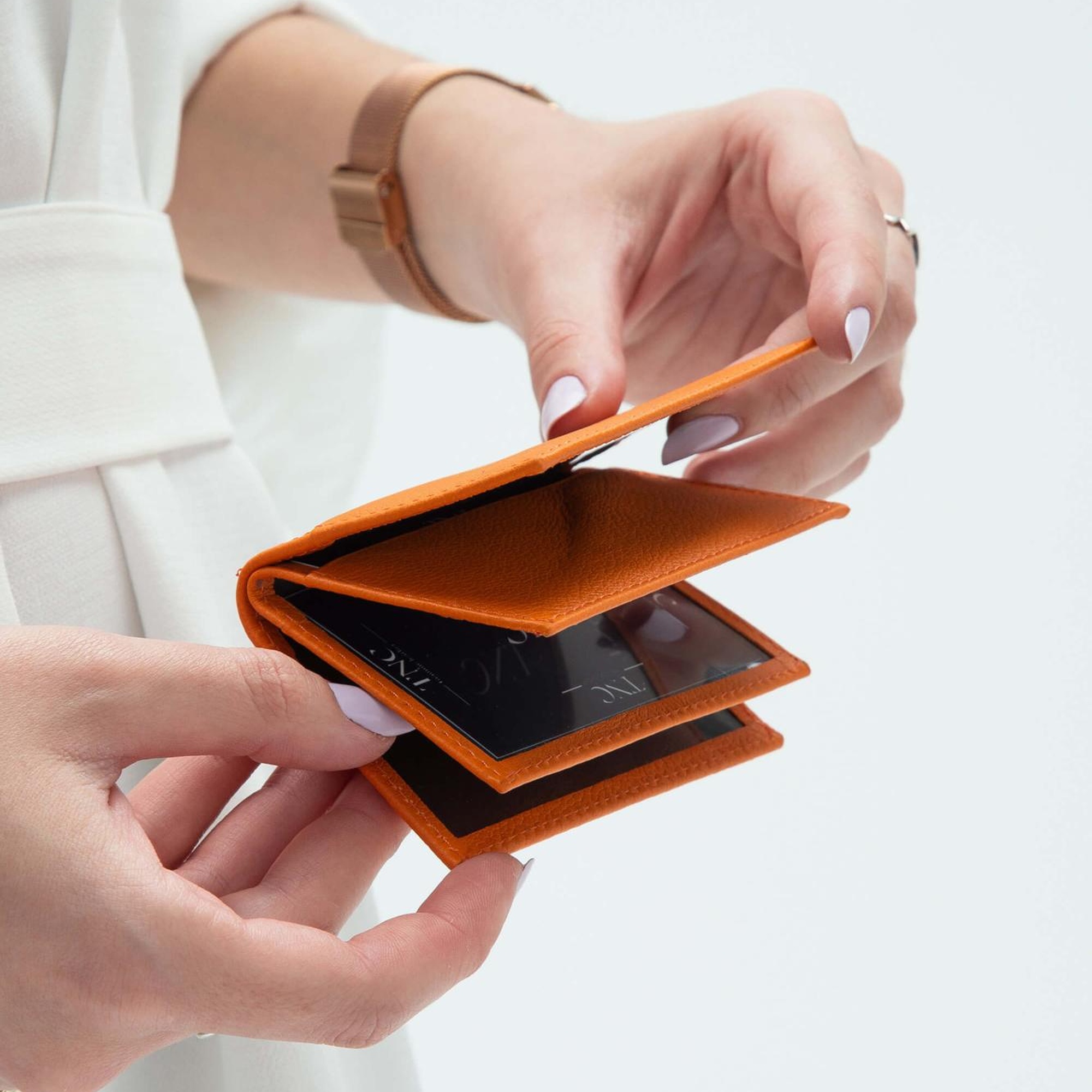 Tamer Tanca Erkek Hakiki Deri Hardal Kartlık