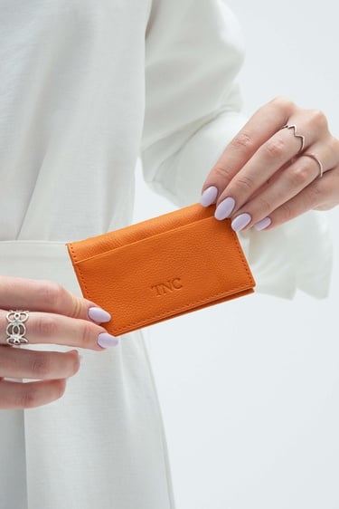  Tamer Tanca Erkek Hakiki Deri Hardal Kartlık