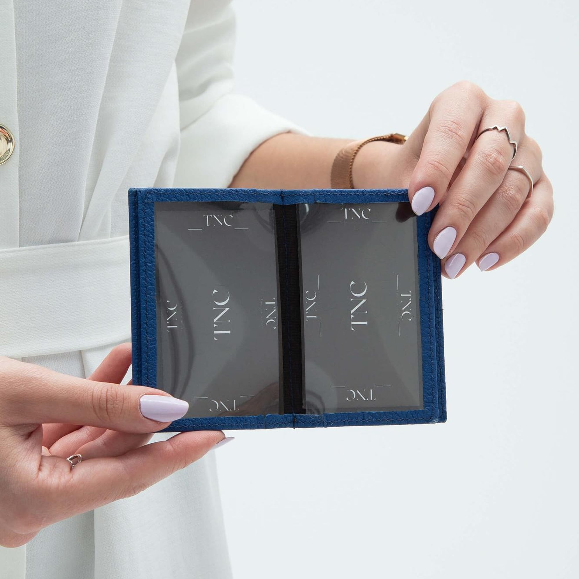 Tamer Tanca Erkek Hakiki Deri Koyu Mavi Kartlık