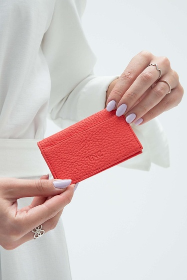  Tamer Tanca Erkek Hakiki Deri Yavruağzı Kartlık