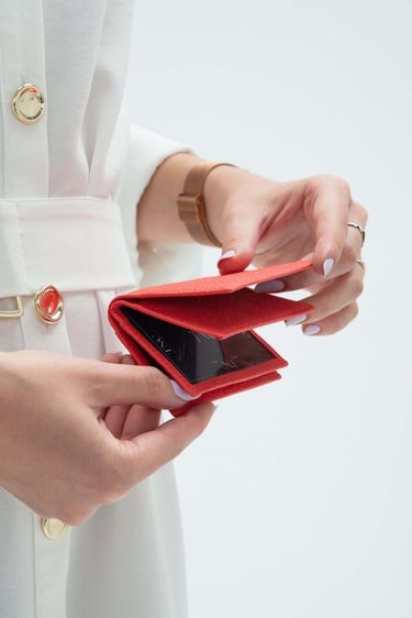  Tamer Tanca Erkek Hakiki Deri Yavruağzı Kartlık