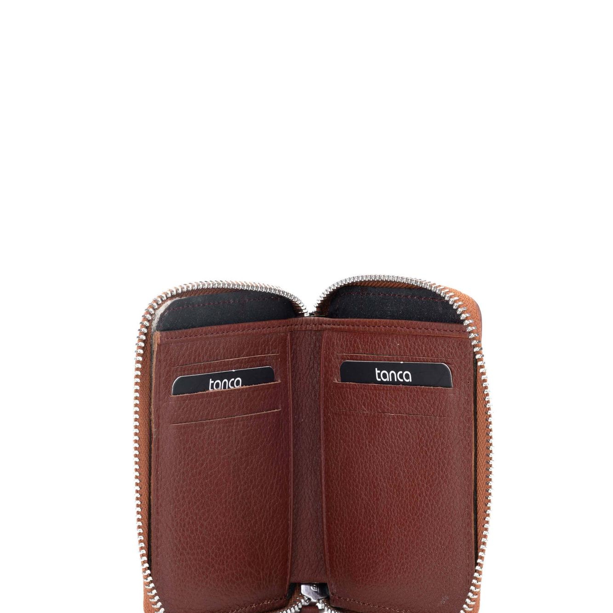 Tamer Tanca Erkek Hakiki Deri Taba Floter Kartlık