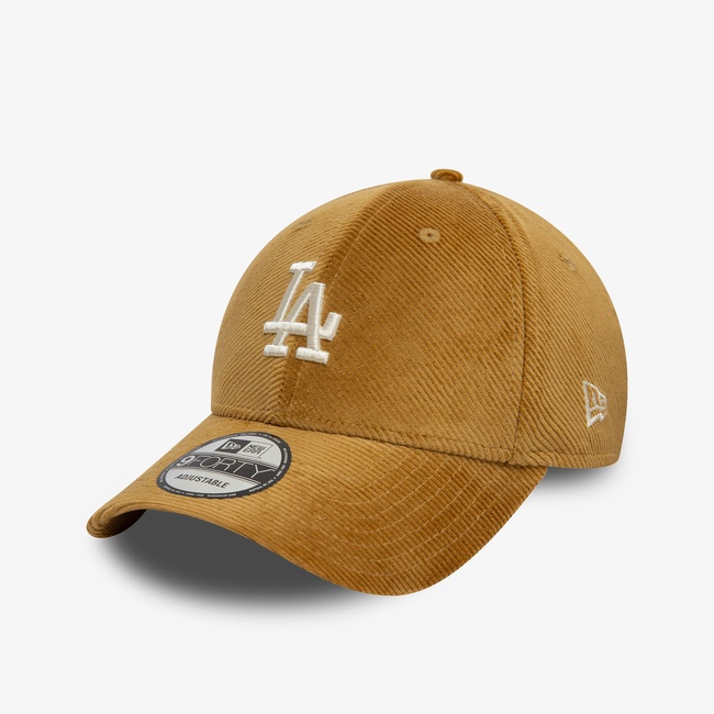  New Era LA Dodgers Cord Unisex Kahverengi Şapka