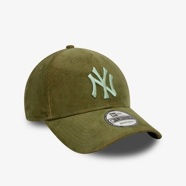  New Era Two Tone Cord New York Yankees Unisex Yeşil Şapka