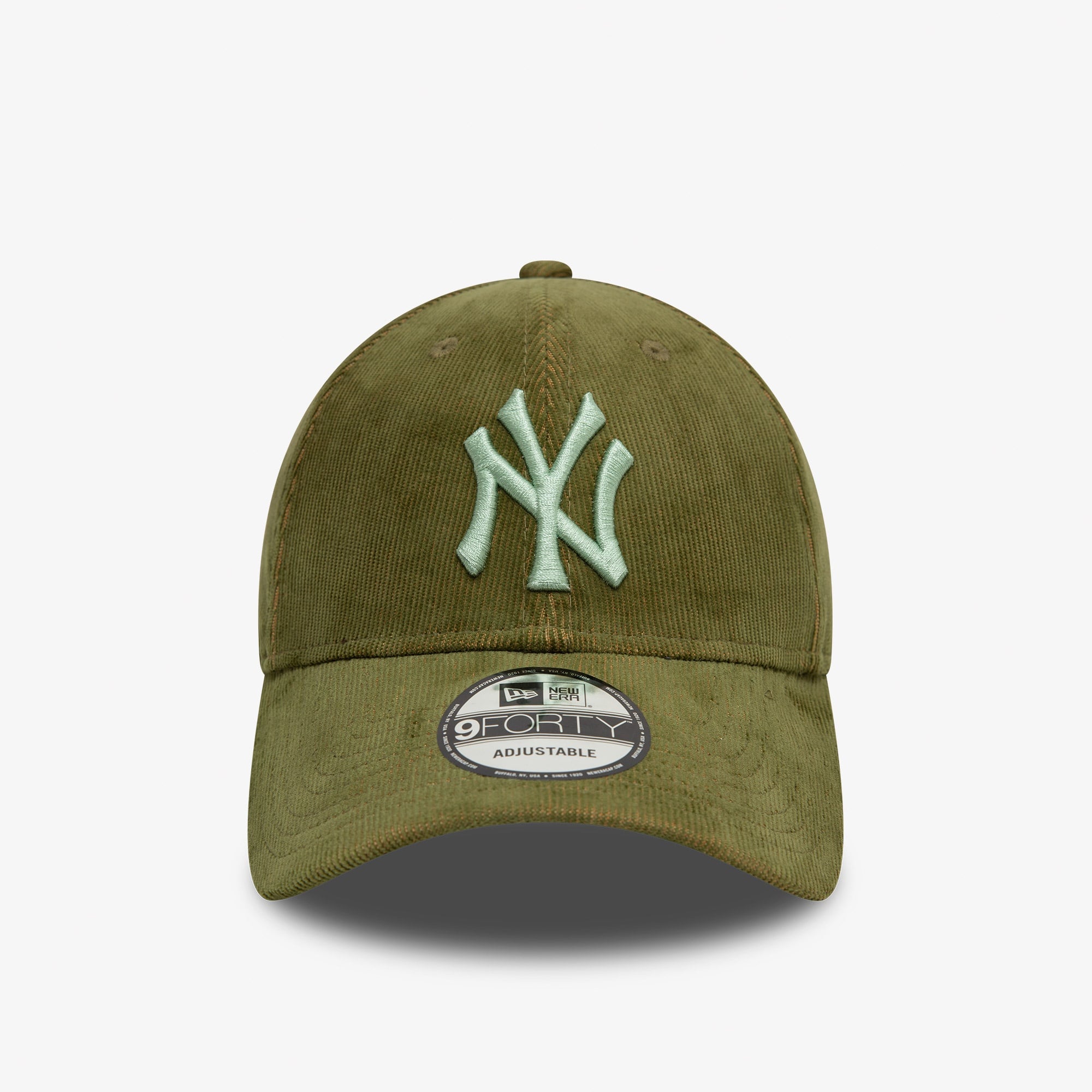 New Era Two Tone Cord New York Yankees Unisex Yeşil Şapka