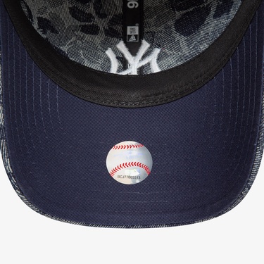  New Era Floral Denim Kadın Gri Şapka