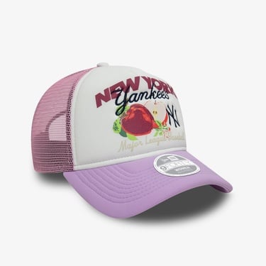  New Era Fruit Graphic New York Yankees Kadın Mor Şapka
