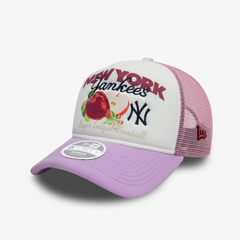  New Era Fruit Graphic New York Yankees Kadın Mor Şapka