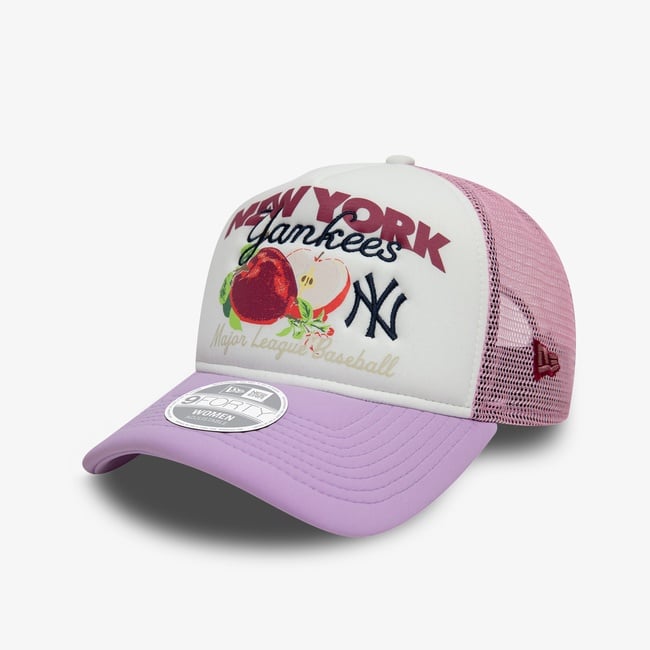  New Era Fruit Graphic New York Yankees Kadın Mor Şapka