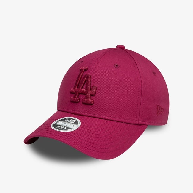  New Era LA Dodgers Metallic Logo Kadın Kırmızı Şapka