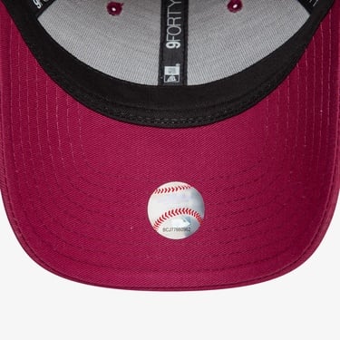  New Era LA Dodgers Metallic Logo Kadın Kırmızı Şapka