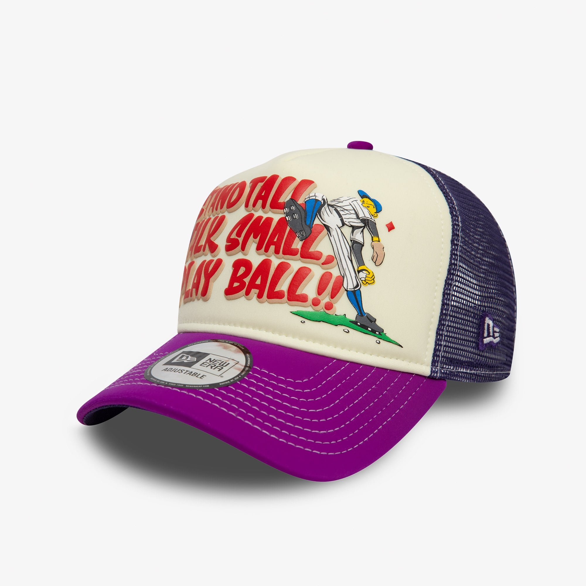 New Era Graphic Trucker Unisex Mor Şapka