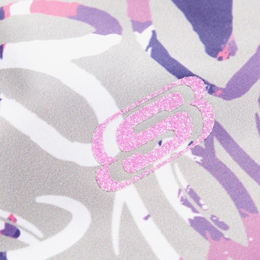  Skechers Micro Collection Full Zip Çocuk Mor Ceket