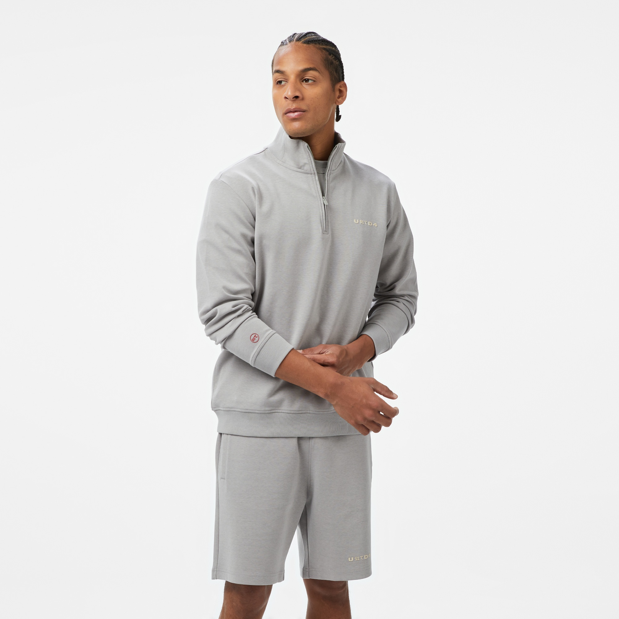 UNITED4 Unisex Gri Sweatshirt