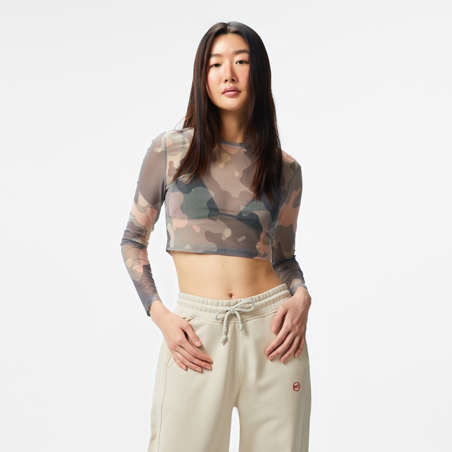  UNITED4 Kadın Renkli Crop T-Shirt