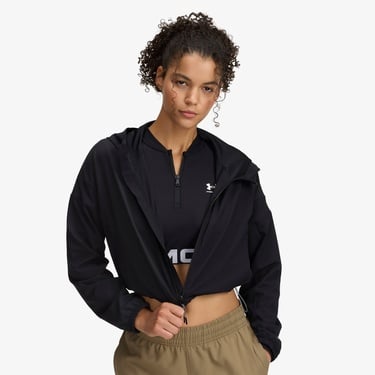  Under Armour Unstoppable Kadın Siyah Kapüşonlu Ceket