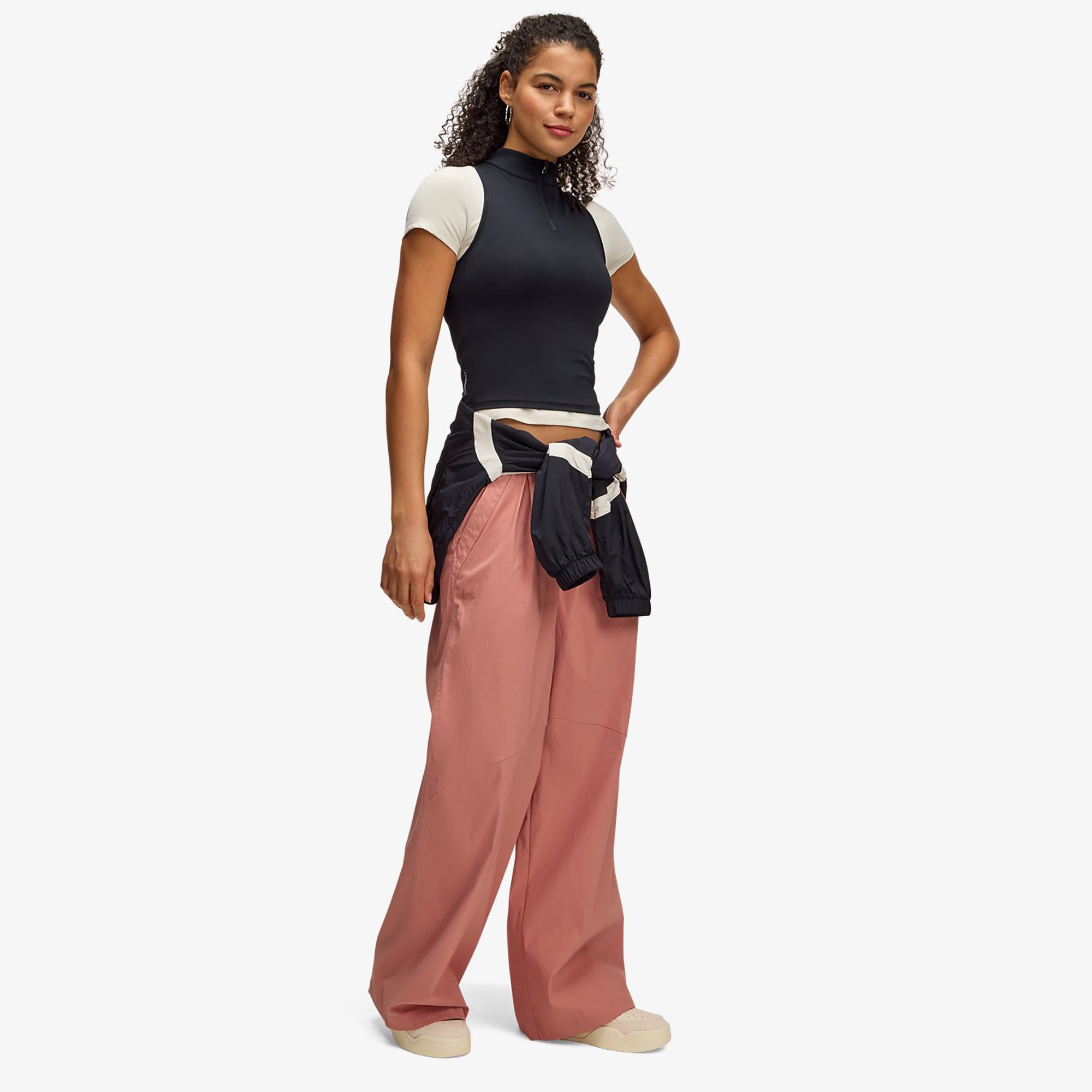  Under Armour Unstoppable Parachute Kadın Pembe Eşofman Altı