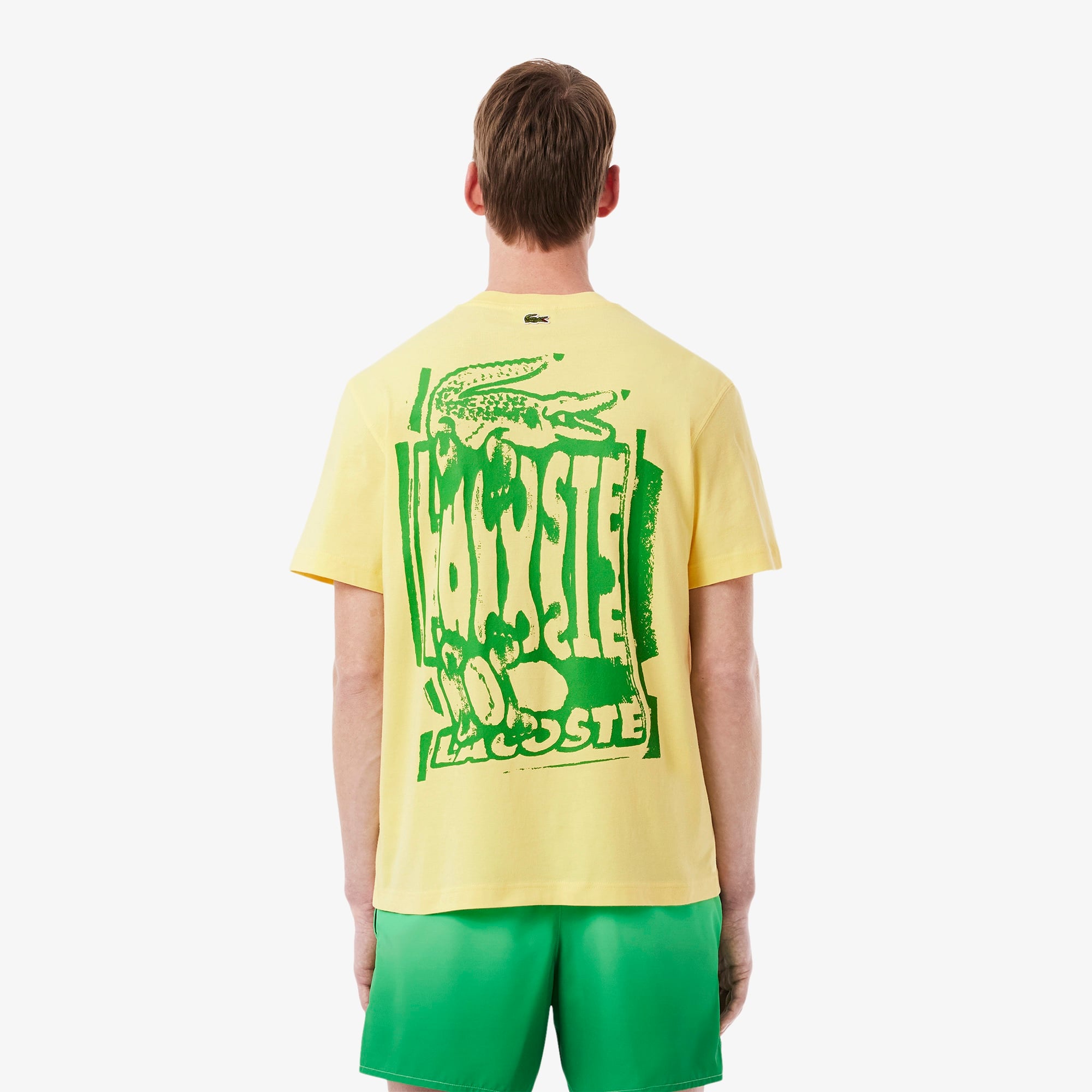 Lacoste Classic Fit Erkek Sarı T-Shirt