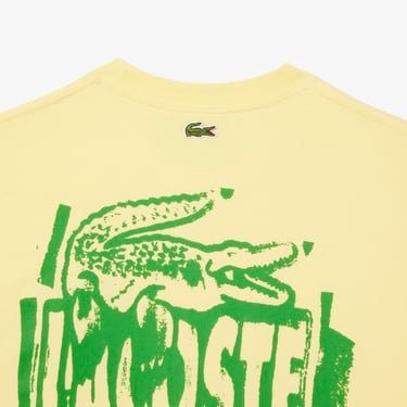  Lacoste Classic Fit Erkek Sarı T-Shirt