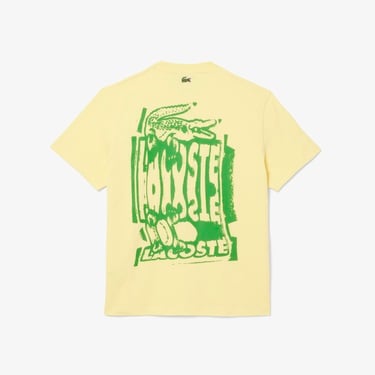  Lacoste Classic Fit Erkek Sarı T-Shirt