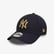 New Era Metallic New York Yankees Unisex Siyah Şapka