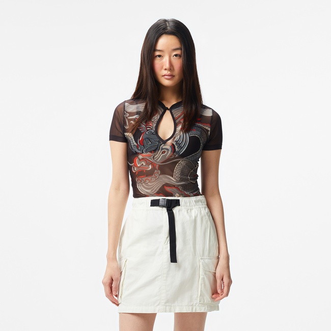  UNITED4 Kadın Siyah Bodysuit