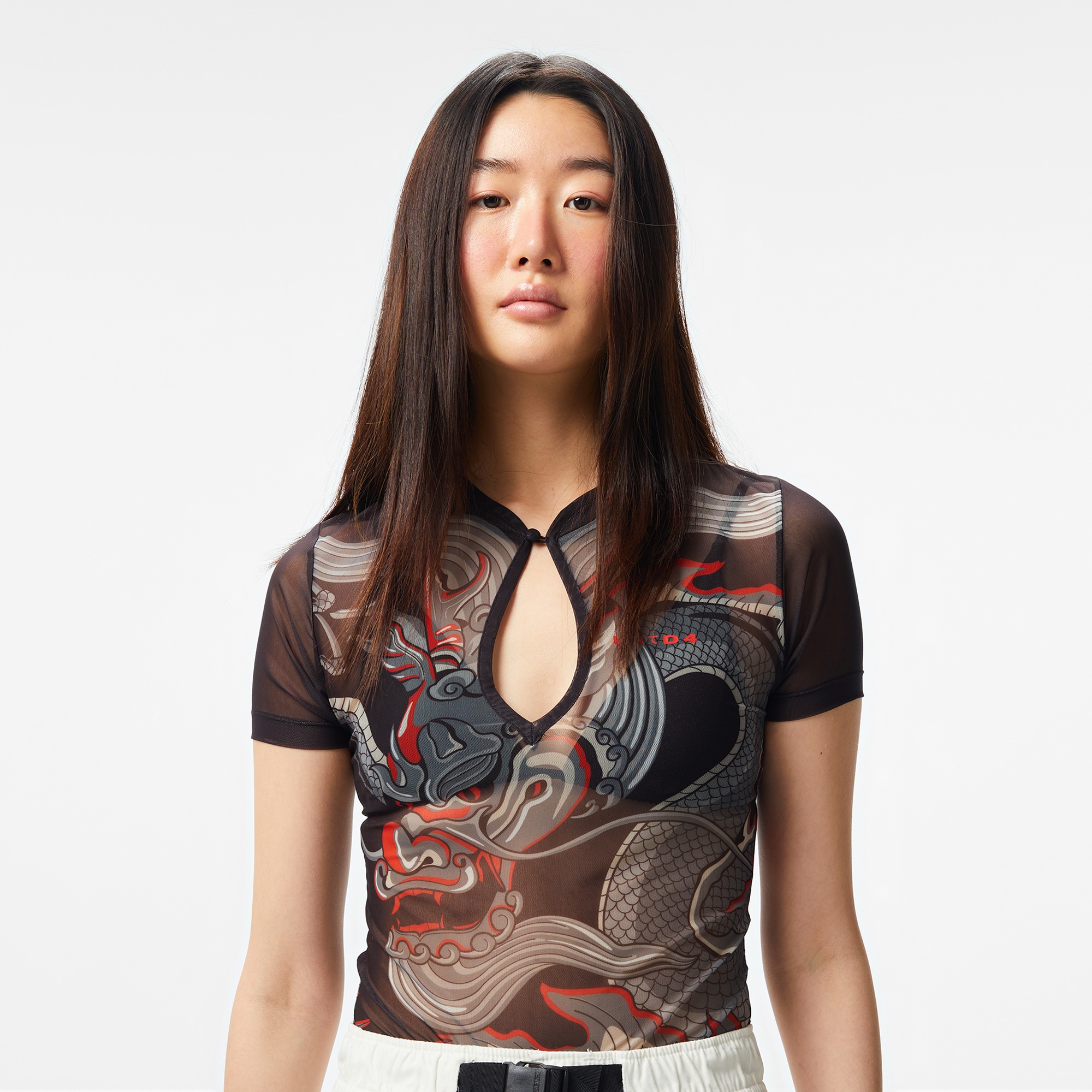 UNITED4 Kadın Siyah Bodysuit