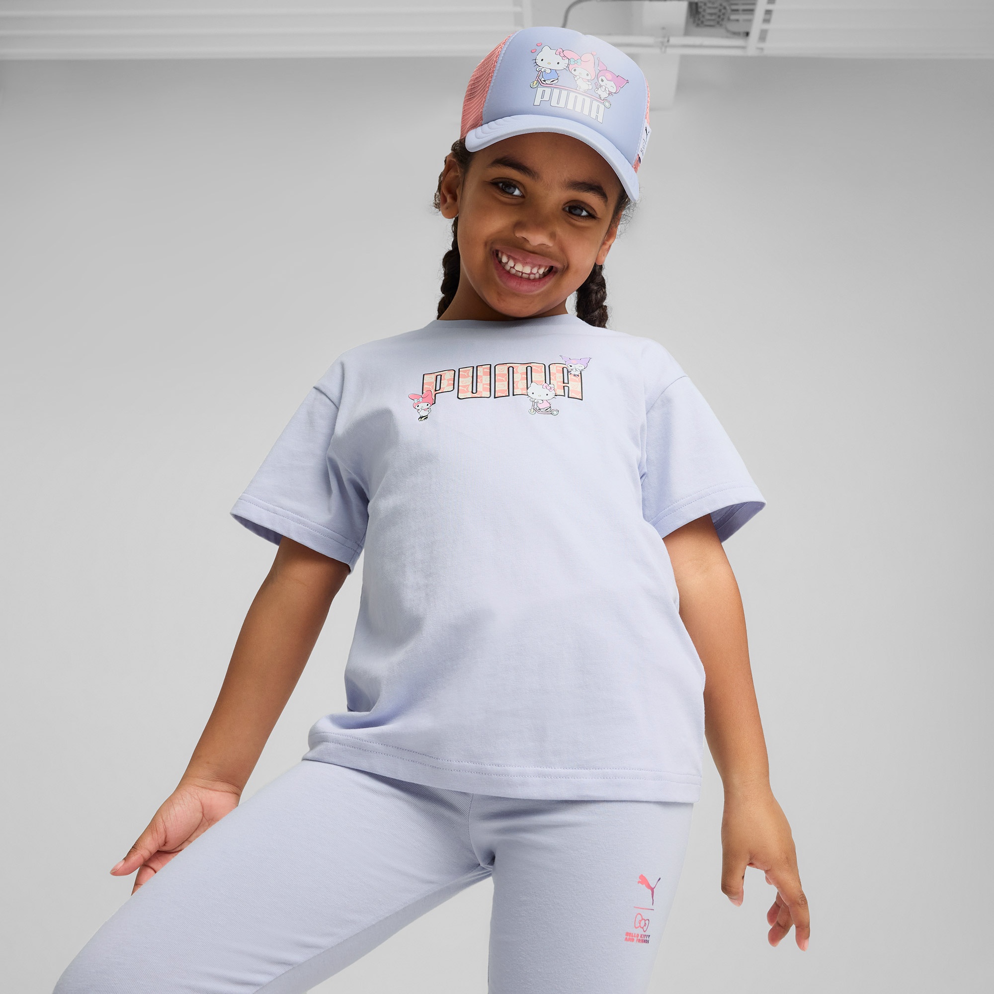 Puma X Hello Kitty and Friends Trucker Çocuk Mor Pembe Şapka