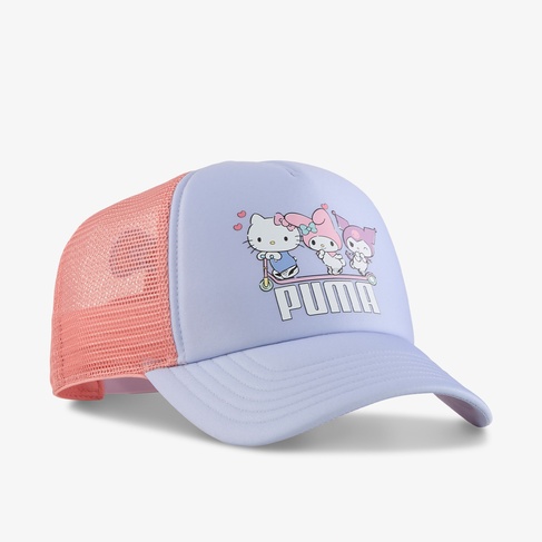  Puma X Hello Kitty and Friends Trucker Çocuk Mor Pembe Şapka