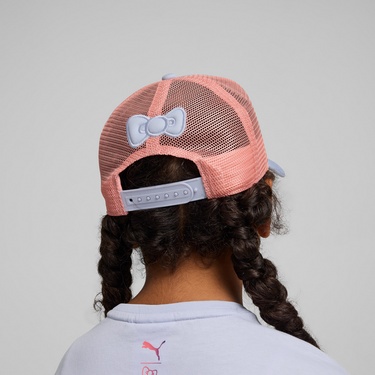  Puma X Hello Kitty and Friends Trucker Çocuk Mor Pembe Şapka