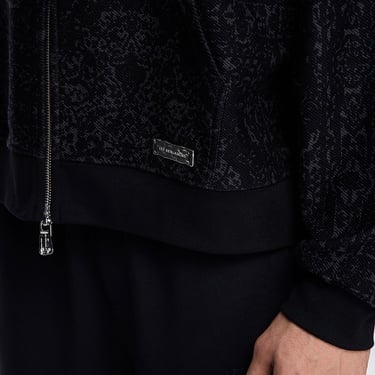  Les Benjamins Classic Full Zipped Erkek Siyah Sweatshirt