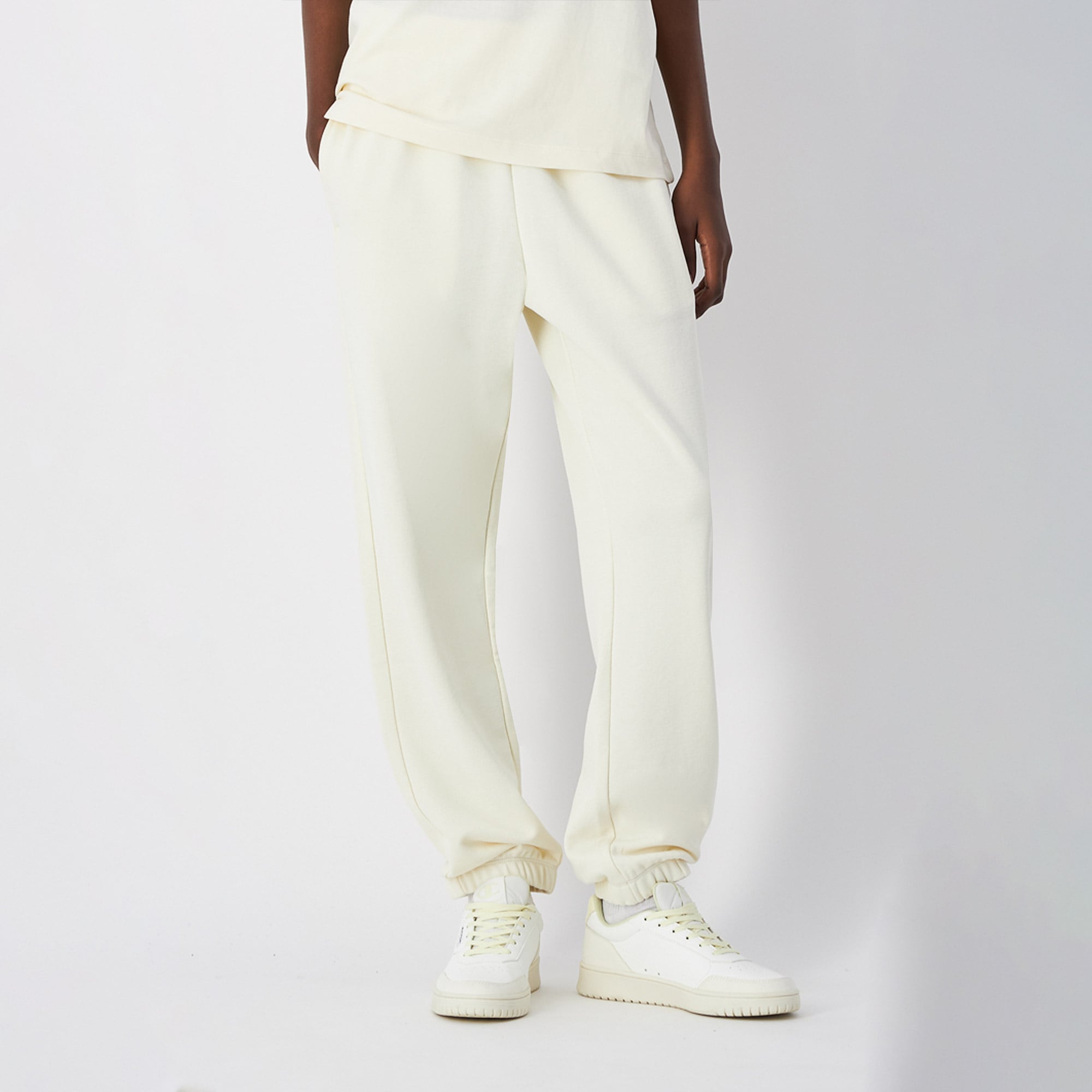  Champion Kadın Beyaz Eşofman Altı