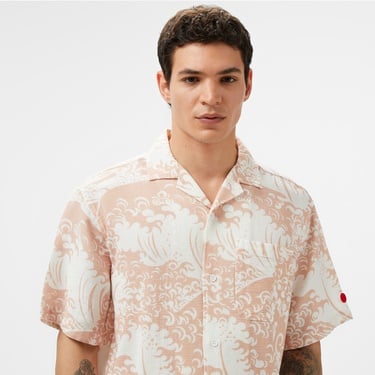  UNITED4 Comfort Erkek Beyaz/Pembe Gömlek