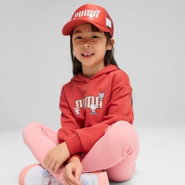  Puma X Hello Kitty Friends Trucker Çocuk Kırmızı Şapka