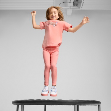  Puma Graphics Length Çocuk Pembe T?Shirt