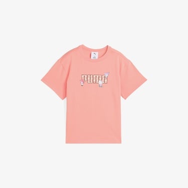  Puma Graphics Length Çocuk Pembe T?Shirt