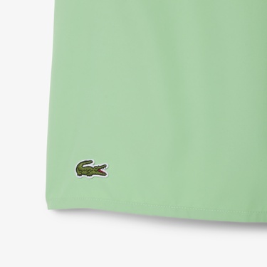  Lacoste Mid Length Monocrome Erkek Yeşil Mayo