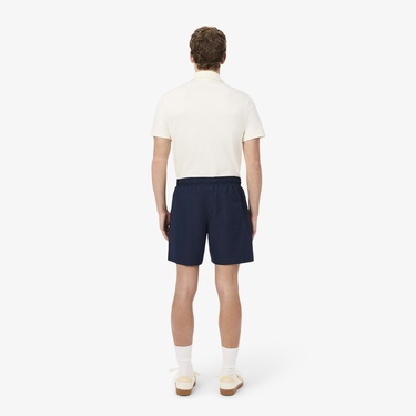  Lacoste Mid Length Monocrome Erkek Lacivert Mayo