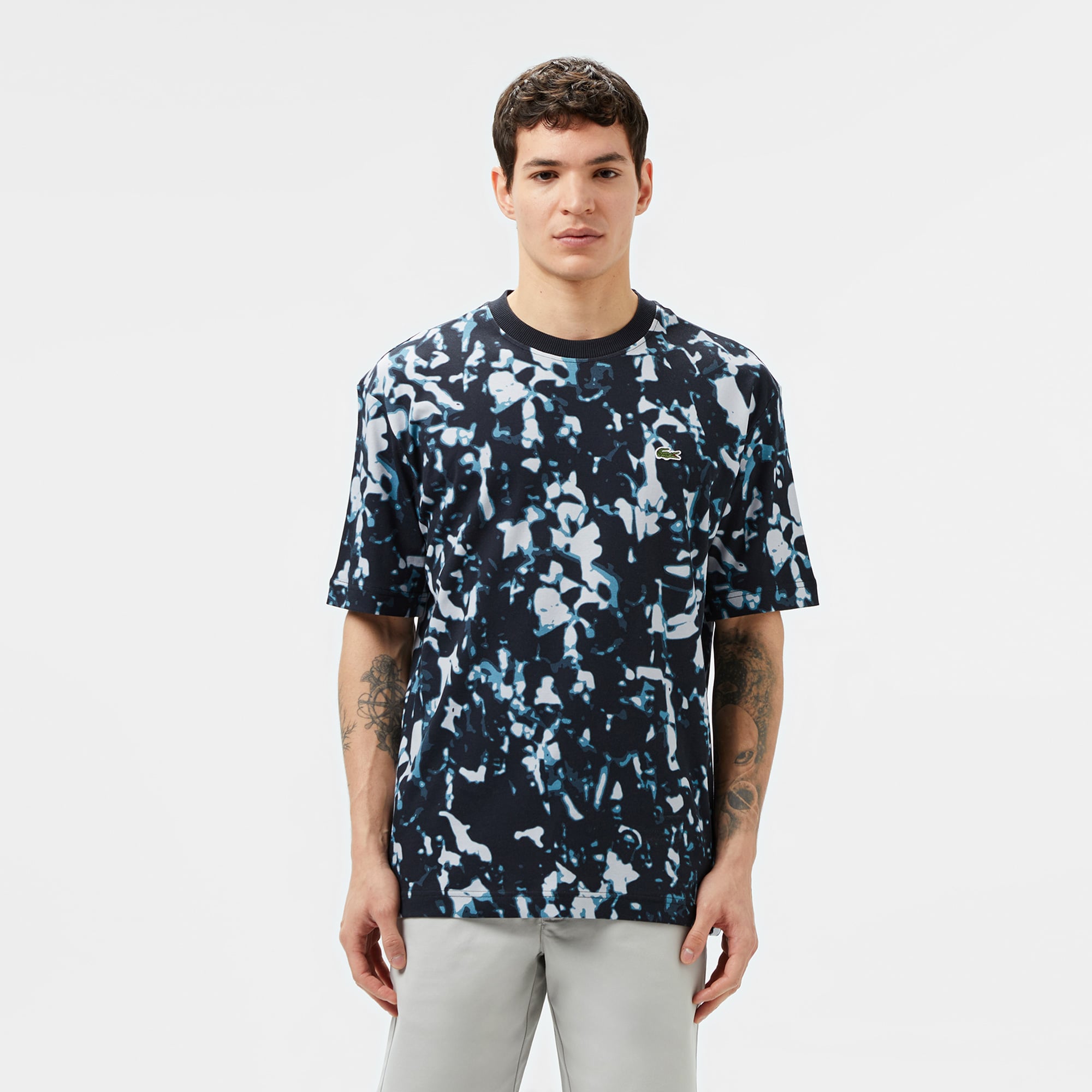  Lacoste Sport Slim Fit Erkek Siyah T-Shirt