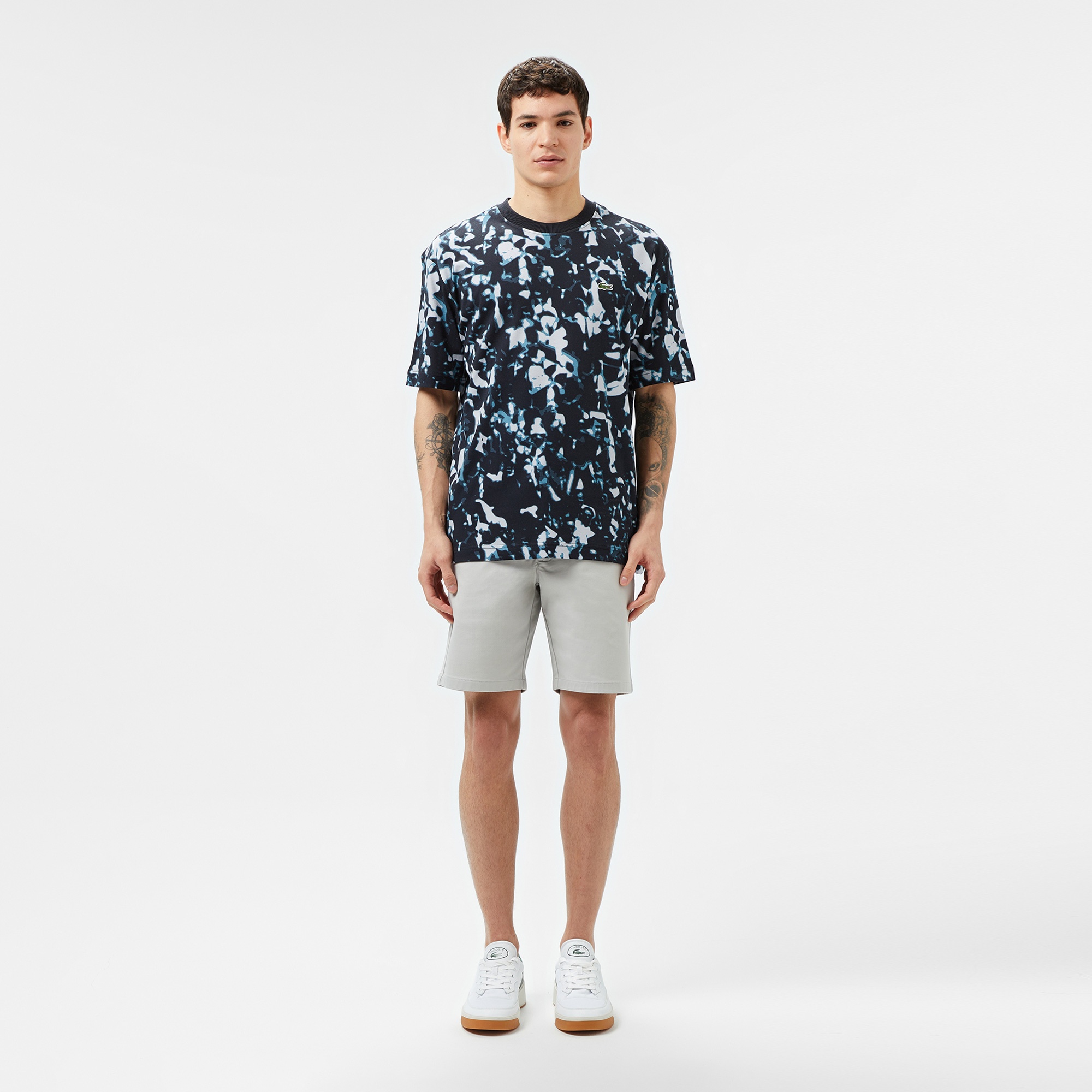 Lacoste Sport Slim Fit Erkek Siyah T-Shirt