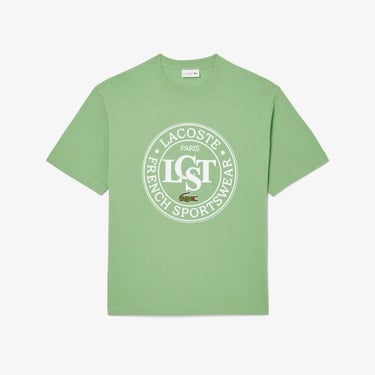  Lacoste Loose Fit Erkek Yeşil T-Shirt