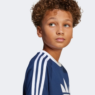  adidas Originals Loose Çocuk Mavi T-Shirt