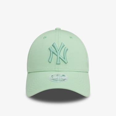  New Era 9Forty New York Yankees League Essential Kadın Yeşil Şapka