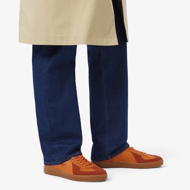  Lacoste Baseshot Pro Erkek Turuncu Sneaker